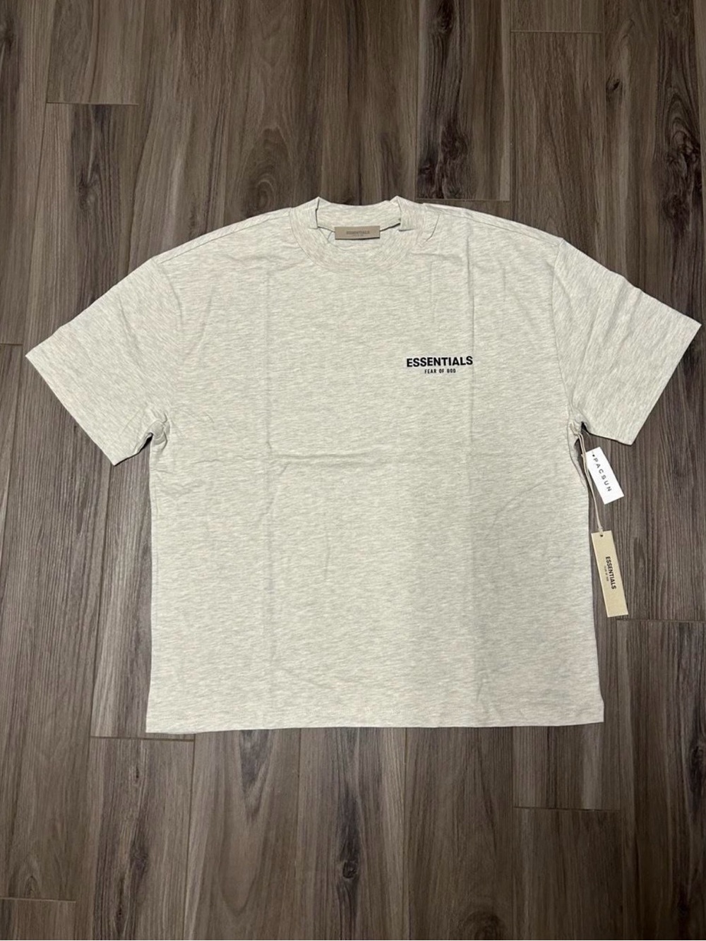 Fear of God Essentials SS22 Light Oatmeal T-shirt Tee Mens Xs Extra Small